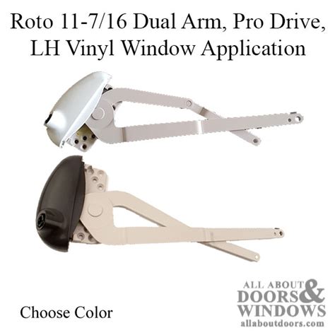 roto   dual arm pro drive left hand vinyl window application choose color