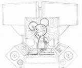 Deadmau5 Reimagining sketch template