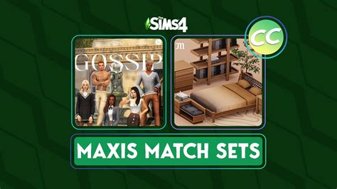 sims  maxis match cc sets  elevate  game