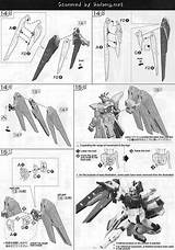 Freedom Gundam Mech9 Rg Manual X10a Guide Color sketch template