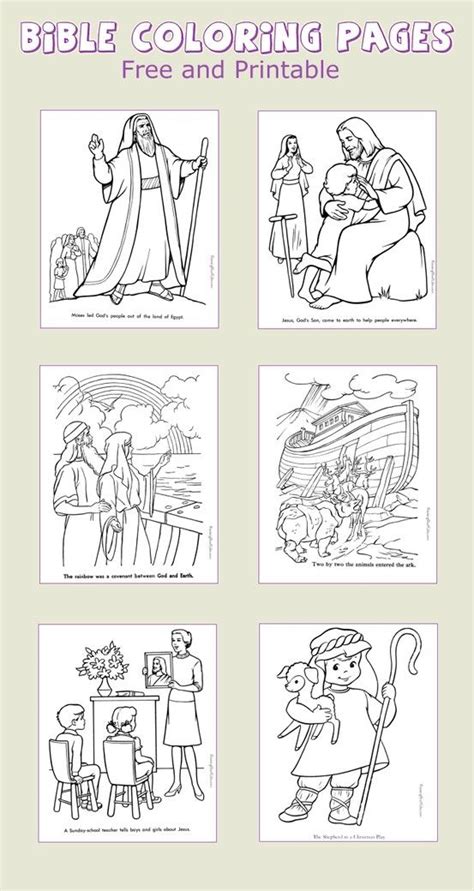 bible coloring pages printable fun  learning  kids coloring