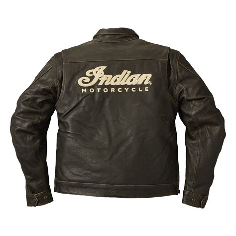 Indian Motorcycle Men S Leather Classic Riding Jacket With Removable