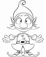 Elf Coloring Christmas Pages Elves Cartoon Boy Colouring Shelf Clipart Kids Color Library Printable Print Garden Getcolorings Popular Pic sketch template