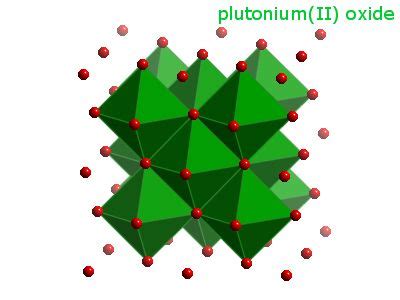 webelements periodic table plutonium plutonium oxide