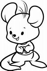 Pooh Characters Draw Winnie Chibi Baby Roo Cute Kawaii Drawing Clipart Coloring Pages Resources Heffalump Lumpy Bear Step sketch template
