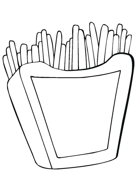 french fries coloring pages  coloring pages  kids
