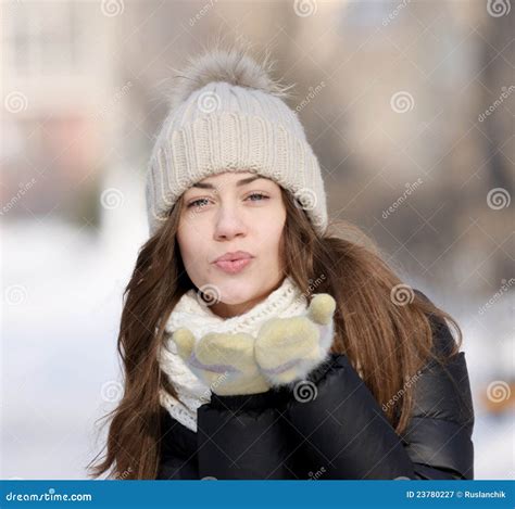 air kiss stock image image  offer beauty joyful