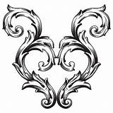 Baroque Clip Illustrations Vector Filigree Drawing Music Scroll Illustration Engraving Royalty Vintage Clipground Logo Graphics Getdrawings Ornament Frame sketch template