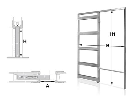 schede tecniche controtelai  porte scorrevoli easyslide