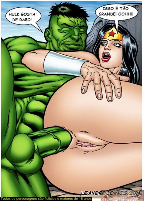 Hulk Fucks Wonder Woman In The Ass Hulk Fucks Wonder