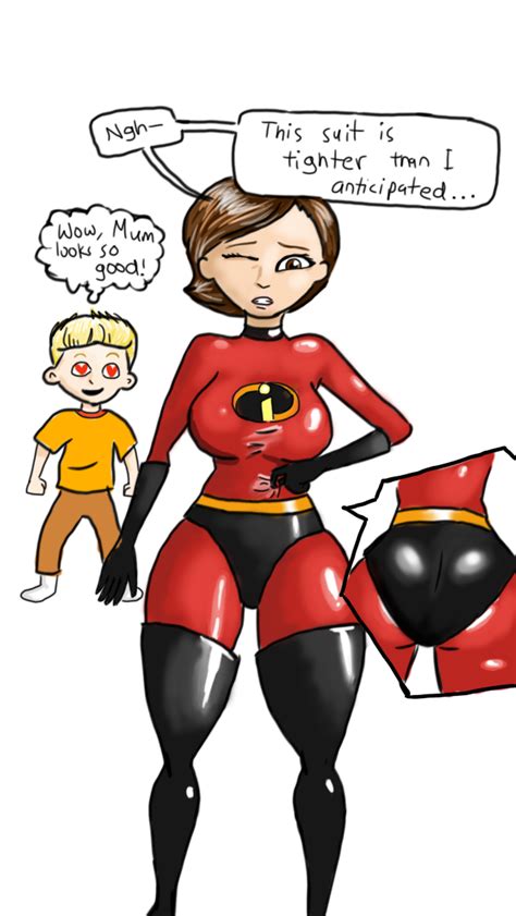 Helen Parr Mrs Incredible Digital Drawing Mrs Incredible The