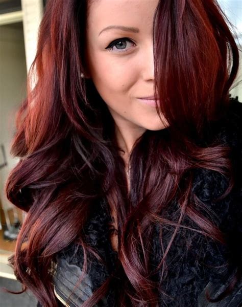 Red Brown Hair Color Dark Auburn Hair Color Red Purple Color Red