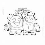 Brawl Kolorowanki Boyama Spike Piper Karakterleri Squalo Robo Orgu Kidsworksheetfun sketch template