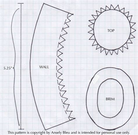 hat pattern top hat pattern