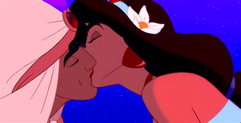 aladdin and jasmine aladdin 38 of the best disney kisses of all time popsugar love and sex