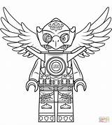 Chima Lego Coloring Pages Eris Eagle Color Printable Legends Drawing Characters Book Prints sketch template