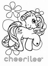 Pony Little Coloring Mlp Cheerilee Vælg Opslagstavle sketch template
