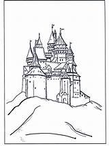 Zamek Kolorowanki Castello Castelo Kasteel Burg Chateau Kleurplaten Ogłoszenie Fumetti Advertentie Anzeige Publicidade Jakoloruje Pubblicità sketch template