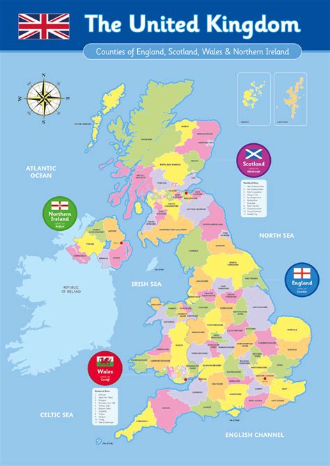 uk counties map formal geography sign  schools  pp