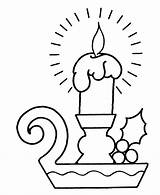 Candle Christmas Clipart Coloring Pages Colouring Clip Library Print Merry sketch template