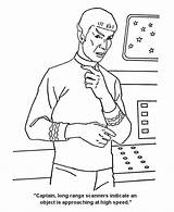 Spock Sheets Ausmalbilder Kirk Starship Coloriages Coloriage Catchers sketch template