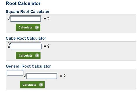 root calculator didactalia material educativo