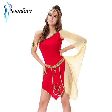 full queen of the nile one shoulder princess goddess costume egyptian