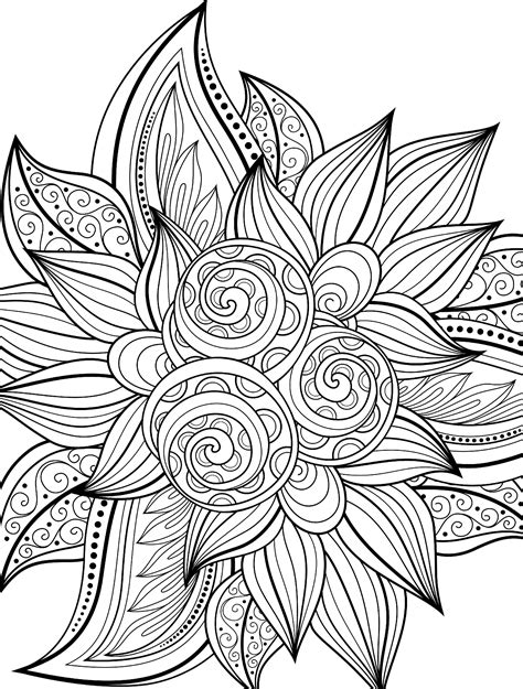 printable adult coloring page coloring home