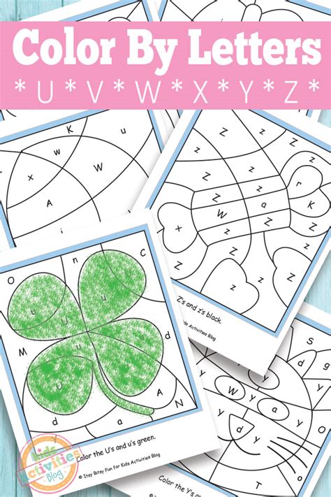 easy color  letter worksheets  letters       kids activities blog