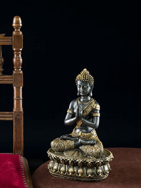 buddha meditation feng shui skulptur antik stil asien sculpture budda