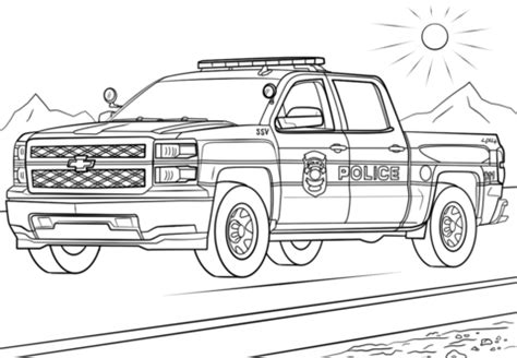 police truck coloring pages lego city service truck coloring pages