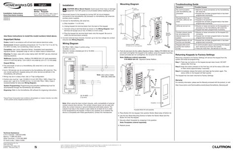 lutron homeworks wiring diagram