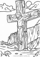 Kreuzigung Malvorlage Ausmalbilder Religion Mewarnai Malvorlagen Yesus Halaman öffnet Anklicken Seite Berlatih sketch template