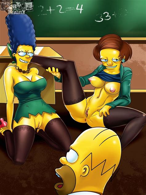 svscomics com 056 porn pic from cartoon reality parte 2 the simpsons marge moe homer