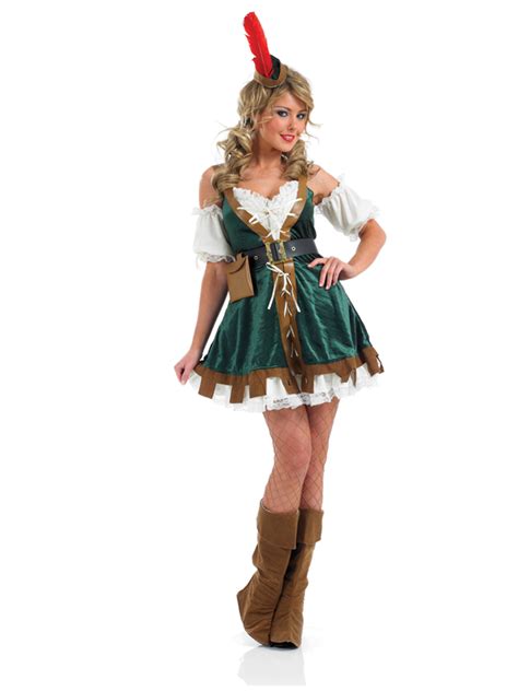 Ladies Sexy Robin Hood Maid Marion Fancy Dress Costume Hat Fairytale