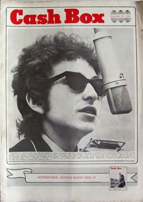 Cash Box Magazine Bob Dylan Front Cover