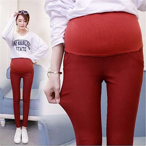 Maternity Clothes Candy Leggings For Pregnant Women Pegnancy Pants With