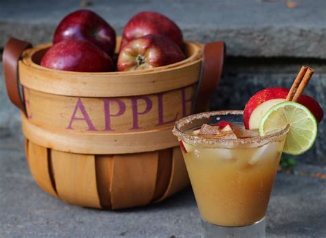 apple cider margaritas  perfect fall cocktail served