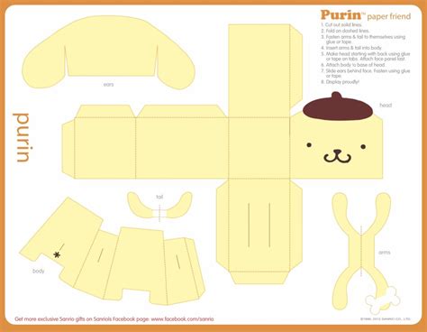 sanrio paper crafts crafting papers