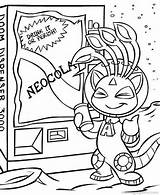 Neopet Neopets sketch template