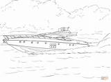 Schnellboot Lancha Supercoloring Barche Stampare Barcos Schiffe sketch template