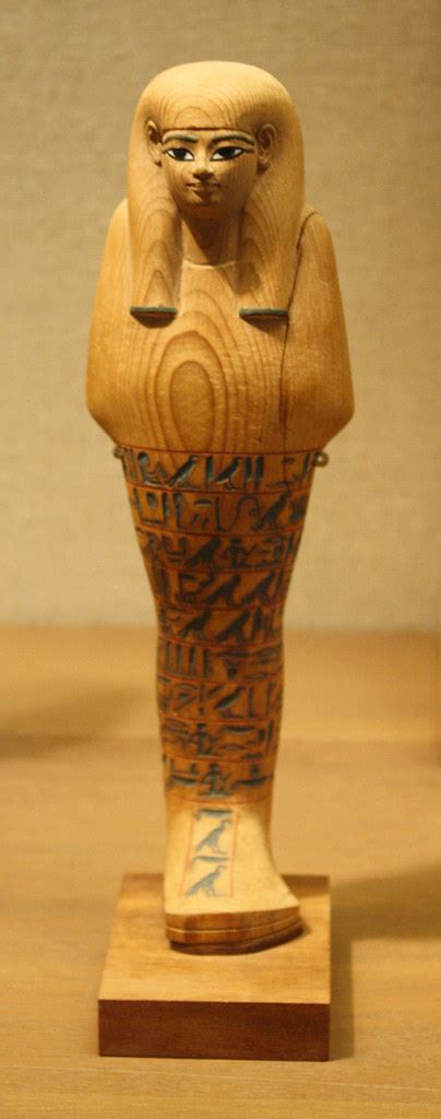 An Egyptian New Kingdom Cedar Wood Ushabti Of Yuya Flickr