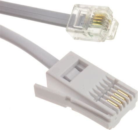 bt modem extension cable wire lead bt male  rj male amazoncouk electronics
