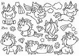 Unicorns Unicorn Outlines Kleurplaten Kleurplaat Einhorn Unicornios Poesjes Eenhoorn Schattige Eenhoorns Schattig Tekenen Premie Contouren Unicornio Tokidoki Einhörner Sold Abrir sketch template