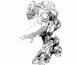 Halo Promethean Knight Coloring Pages Printable Ripa sketch template