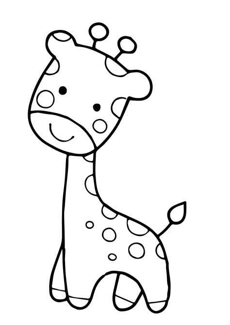 kids giraffe coloring page wecoloringpagecom