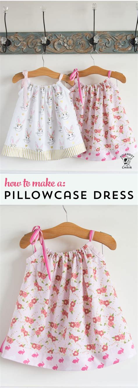 pillowcase dress pattern  size chart polka dot chair