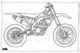 Coloring Colouring Motorcycle Suzuki 450 Pages Rmz Adult Etsy Bike Drawing Dirt Bikes Illustration Drawings Et Kids Draw Sheets Book sketch template