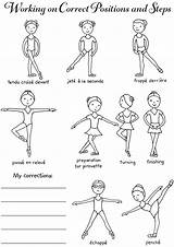 Ballet Positions Dance Coloring Moves Pages Dover Position Kids Publications Ballett Doverpublications Terms Para Welcome Feet Arm Arms Board Begriffe sketch template