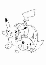 Coloring4free Pikachu Coloring Pages Raichu Related Posts sketch template